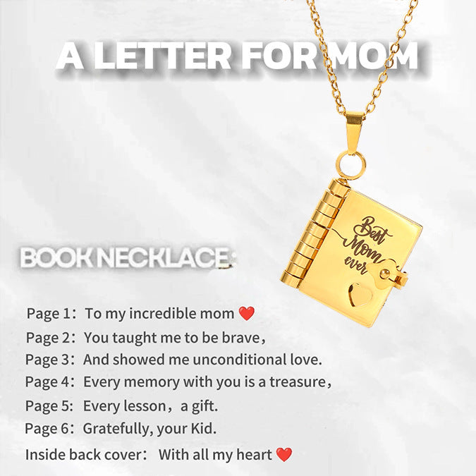 Engravable Heart Necklace — Personalized Titanium Steel Gift