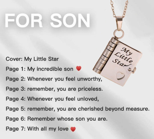 Engravable Heart Necklace — Personalized Titanium Steel Gift