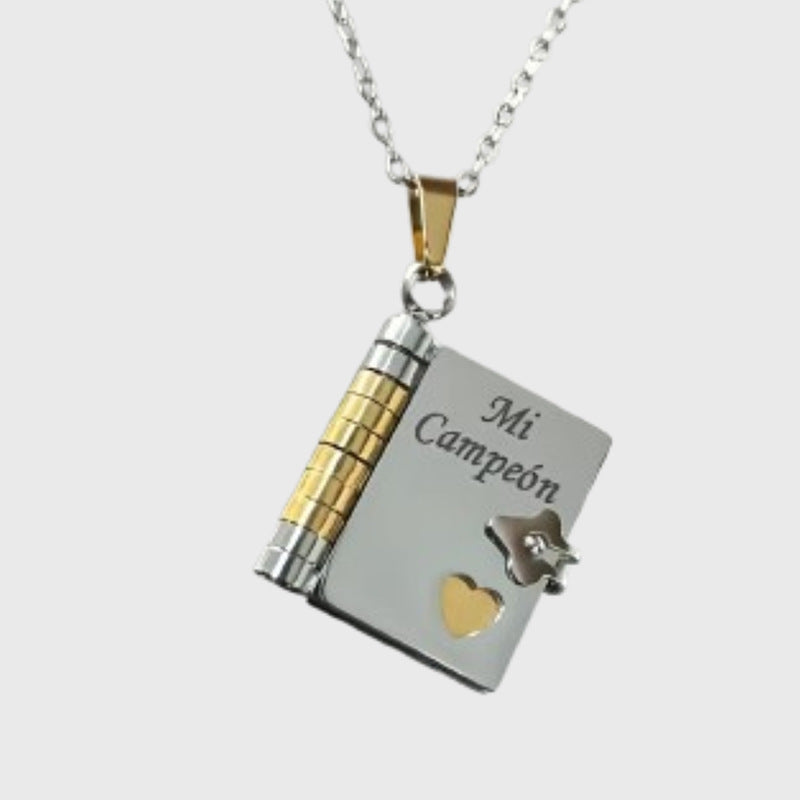 Engravable Heart Necklace — Personalized Titanium Steel Gift