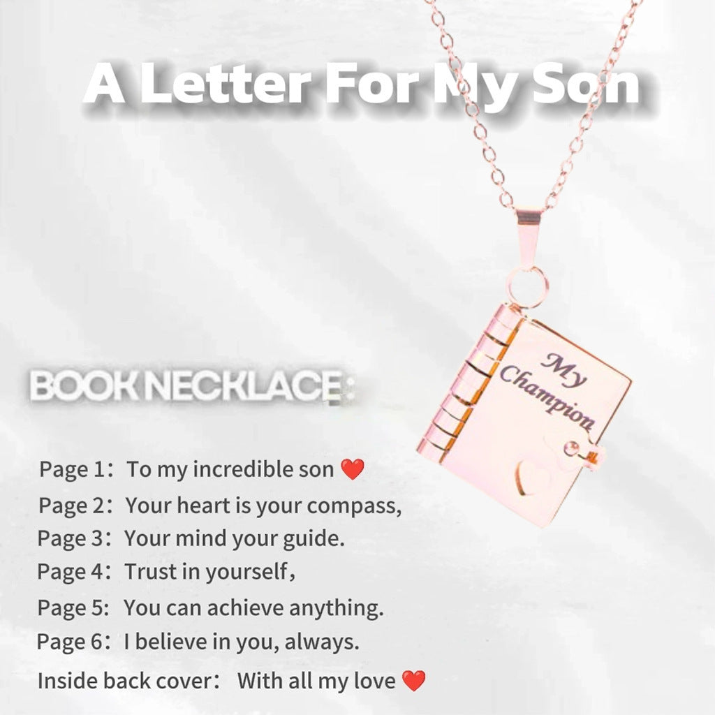 Engravable Heart Necklace — Personalized Titanium Steel Gift