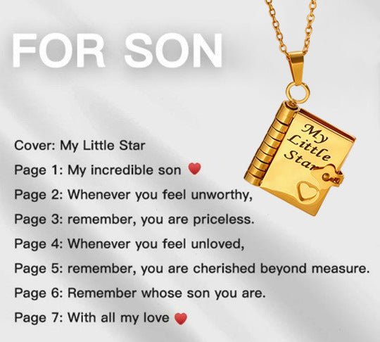 Engravable Heart Necklace — Personalized Titanium Steel Gift