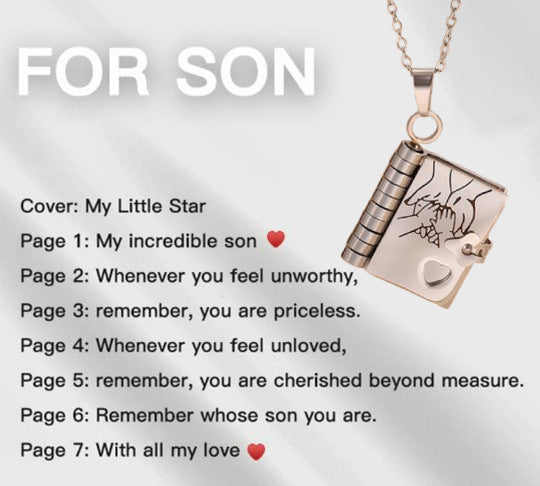 Engravable Heart Necklace — Personalized Titanium Steel Gift