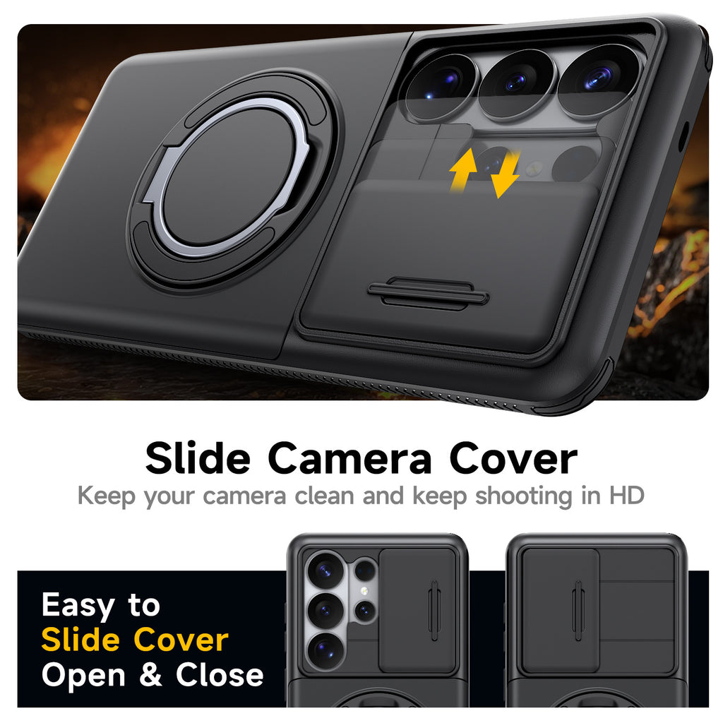 2-in-1 Shockproof Wallet Case for Samsung Galaxy