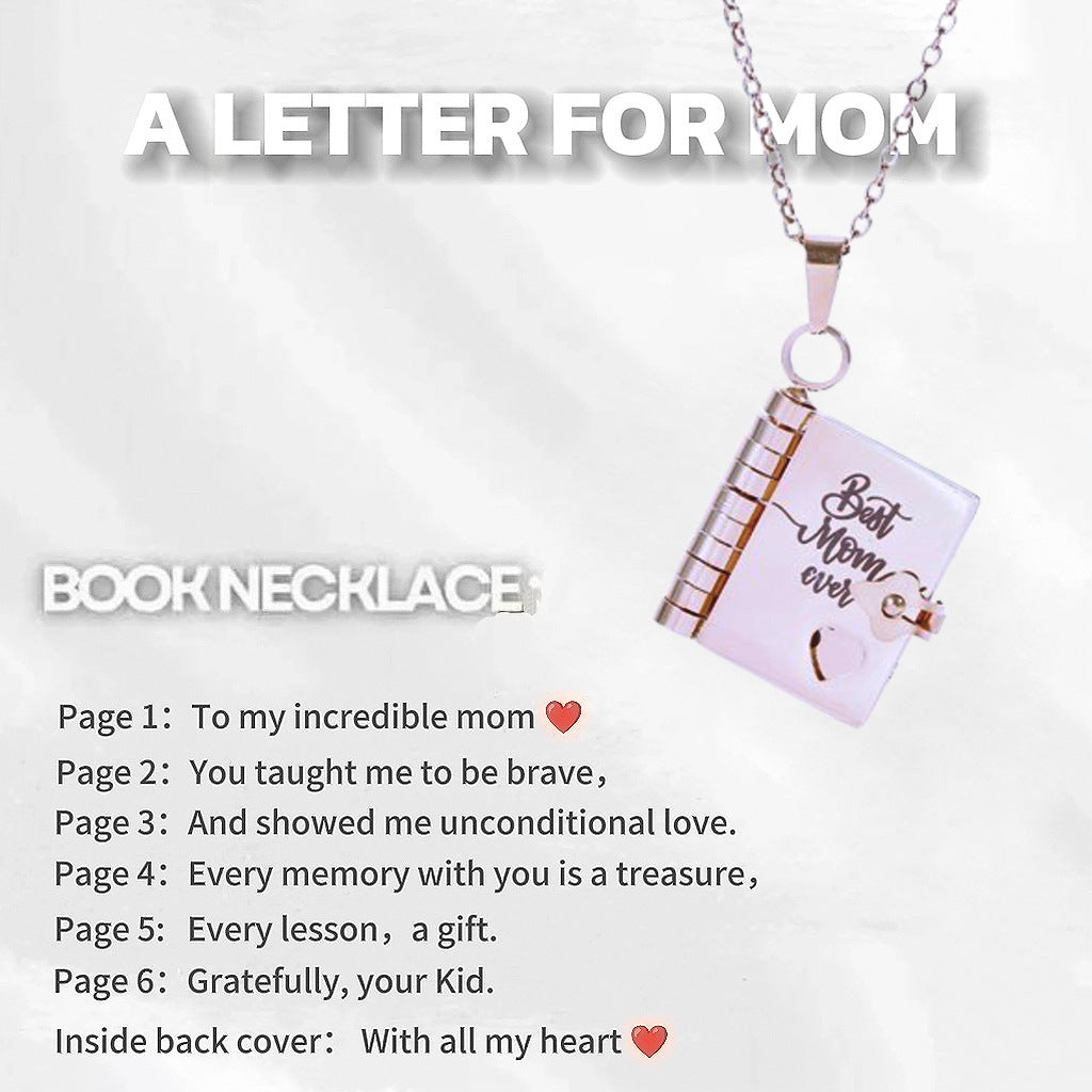 Engravable Heart Necklace — Personalized Titanium Steel Gift