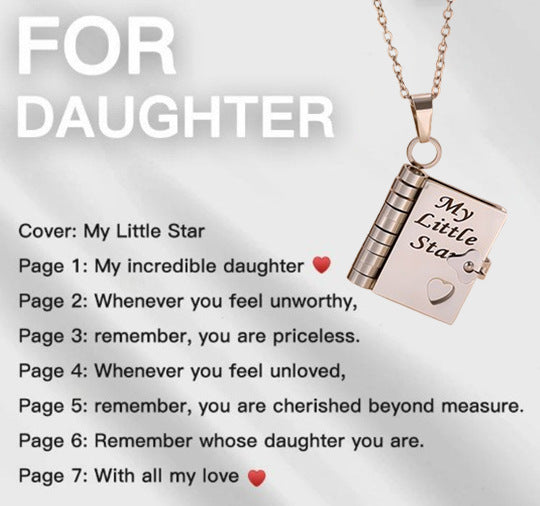 Engravable Heart Necklace — Personalized Titanium Steel Gift
