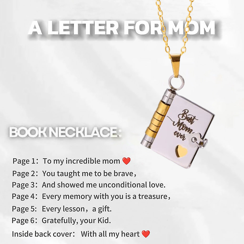 Engravable Heart Necklace — Personalized Titanium Steel Gift