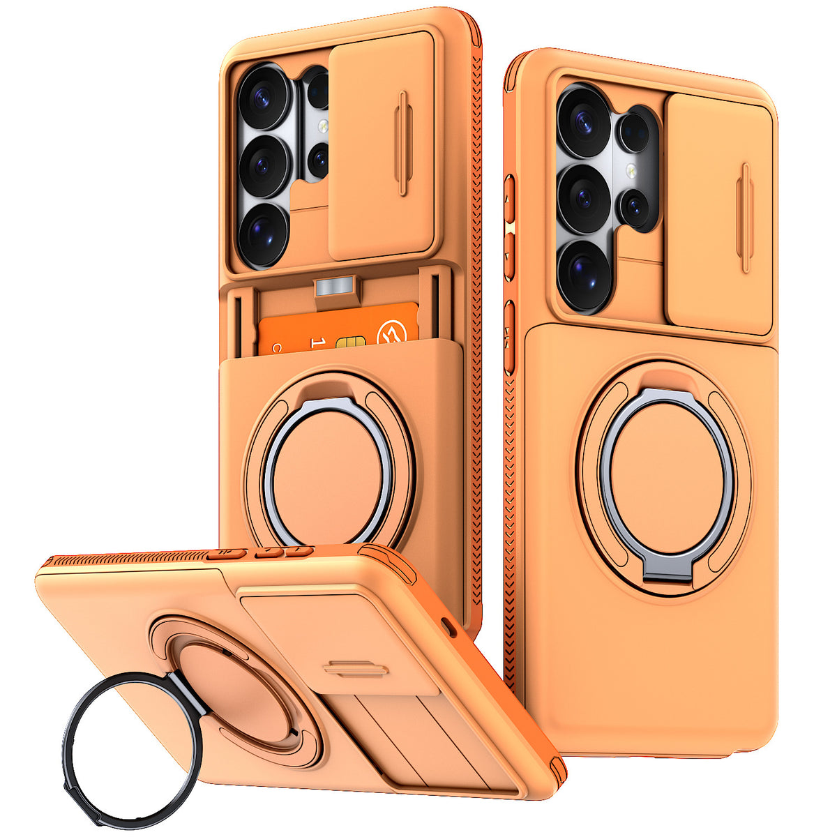 2-in-1 Shockproof Wallet Case for Samsung Galaxy