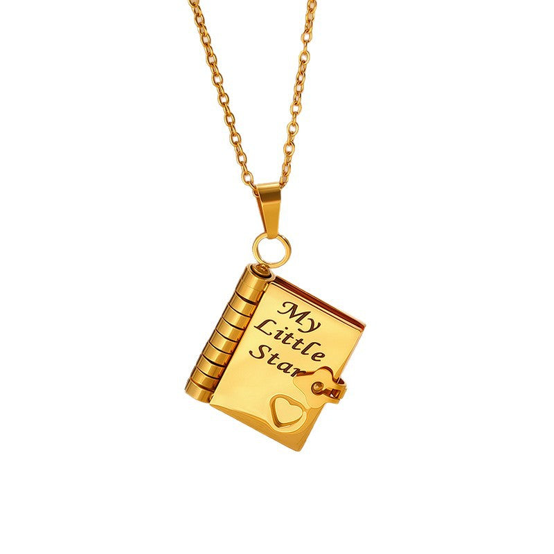 Engravable Heart Necklace — Personalized Titanium Steel Gift
